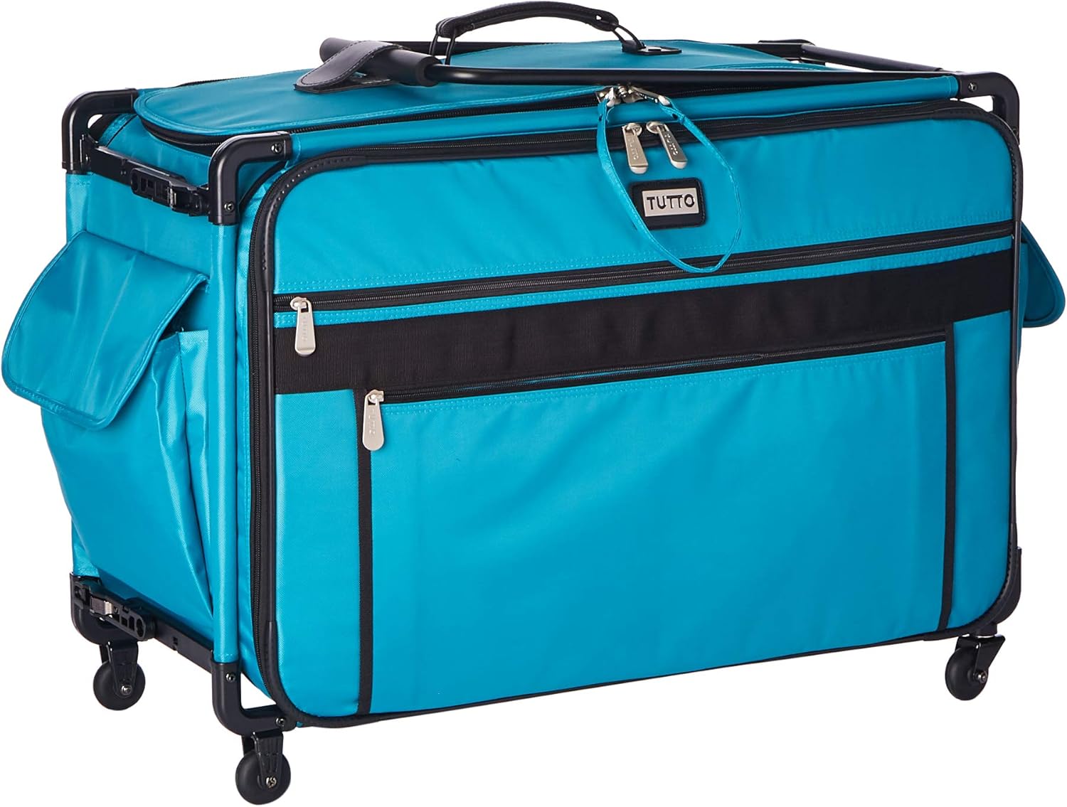 large sewing machine case on wheels