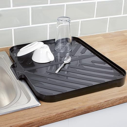 Worktop Drainer Tray Black Amazon.co.uk Kitchen & Home