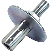 LINE10 Tools Machine Adapter Grinder Extension - 5/8" Thread, Fits 1/2" or 5/8" Arbor, Converts Bench Grinder into Buffing Machine for 8-Inch Airway Buffing Wheels