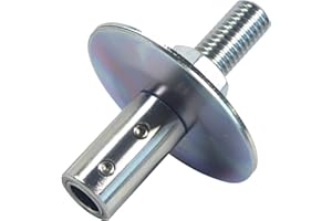 LINE10 Tools Machine Adapter Grinder Extension - 5/8" Thread, Fits 1/2" or 5/8" Arbor, Converts Bench Grinder into Buffing Machine for 8-Inch Airway Buffing Wheels