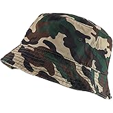 Armycrew Oversized Big Size Men's Cotton Bucket Hat