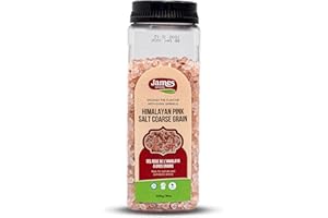 James Spices Inc. Black Pepper (39oz (1.1KG) - Himalayan Pink Salt Coarse Grain)