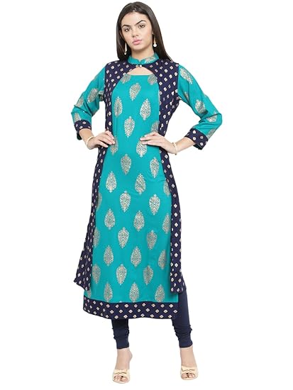 Women's Rayon Flared Kurta