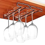 GeLive 10 Inch Under Cabinet Wine Glass Rack