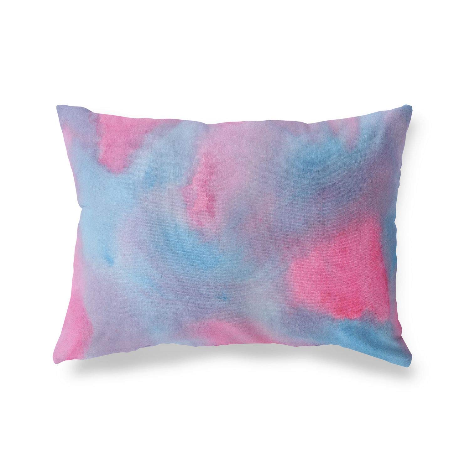 Bonamaison Decorative Cushion Cover Watercolor Theme, Throw Pillow Covers, Home Decorative Pillowcases for Livingroom, Sofa, Bedroom, Size:35x50 Cm - Designed and Manufactured in Turkey