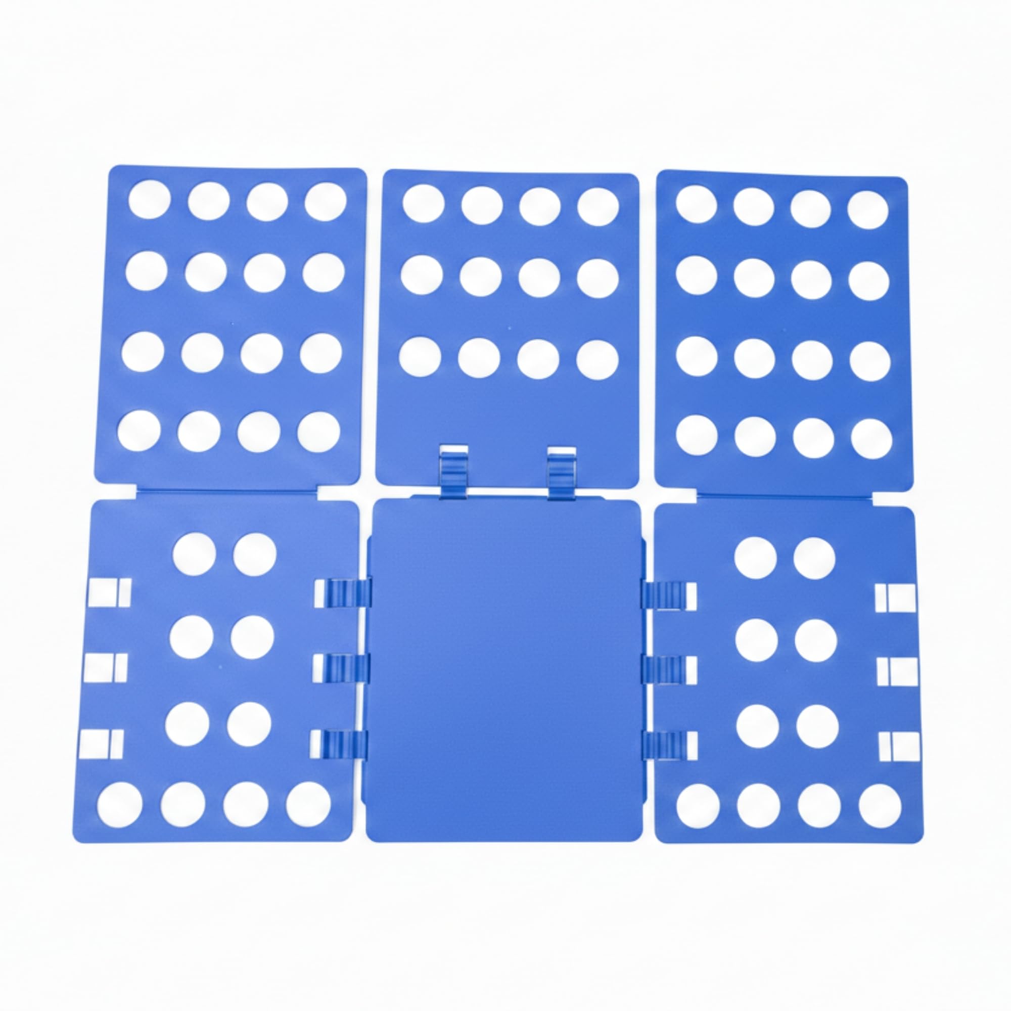 T-Shirt Clothes Shirt Flip Folding Board Organiser, Blue, 31 x 23.5 cm for T-Shirts and Laundry, Easy and Quick Clothing Folding Tool for Home, Wardrobe Storage and Travel Use