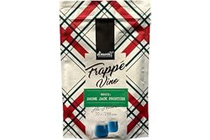 D'MARIE Frozen Cocktail Drink Mix - Makes 8 Slushies - Drink Powder Pouches for Alcohol and Christmas Mocktails - All Natural Low Sugar Mixer, No Blender Needed - Drunk Jack Frostie