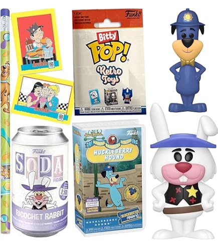 FUNKO REWIND BLOCKBUSTER: Huckleberry Hound – VHS-Styled Figur (ca. 9,4 Cm, 1:6 Chance Auf Chase-Variante)