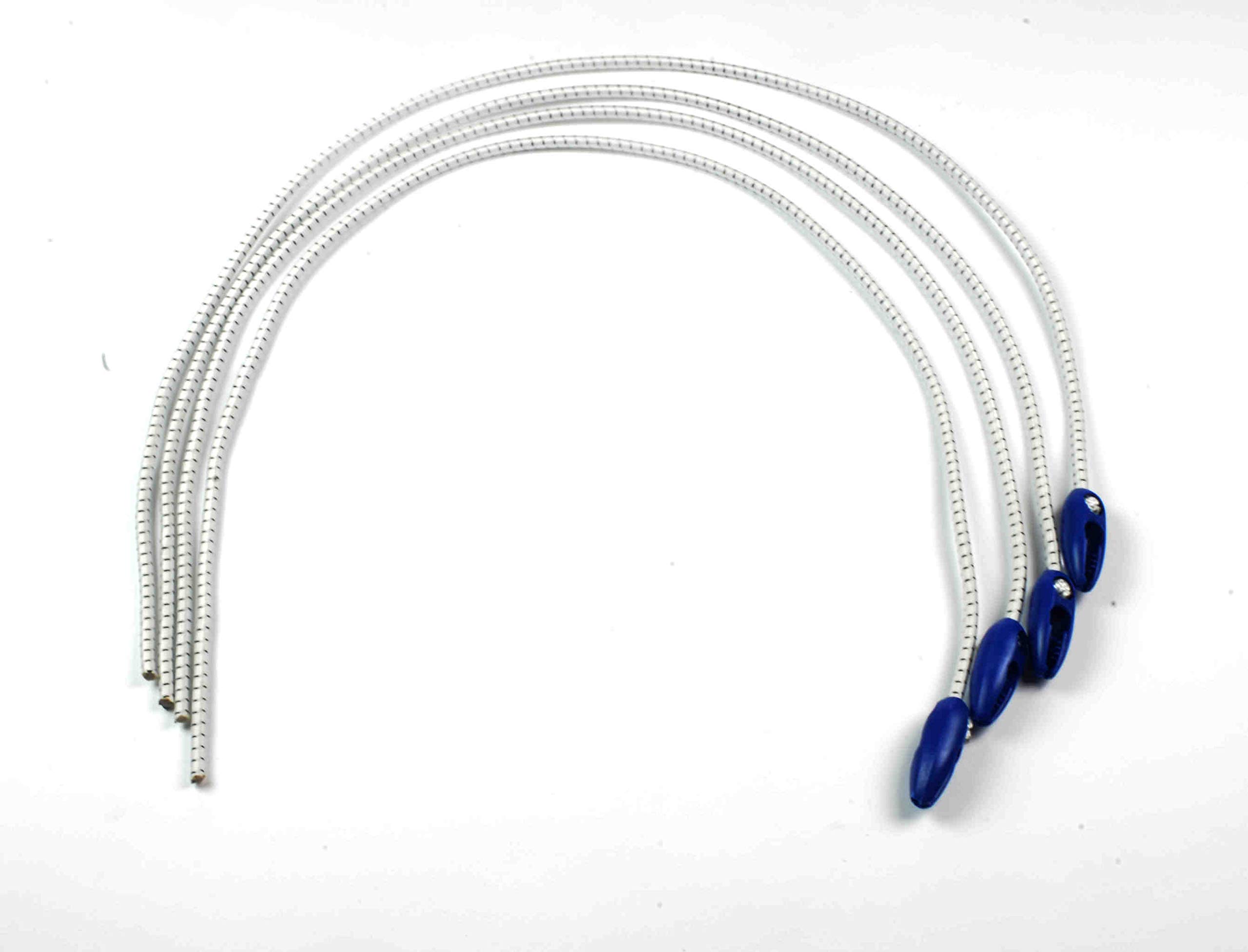 New Marine Pack of 4 Patent Zeising with Speed Clip, Extra Strong, Length 80 cm