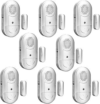 Amazon Com Door Window Alarm Anti Theft 120db Door Pool Alarm For Doors Magnet Triggered Sensors Home Security Burglar Alarm For Doors And Windows Batteries Included Camera Photo