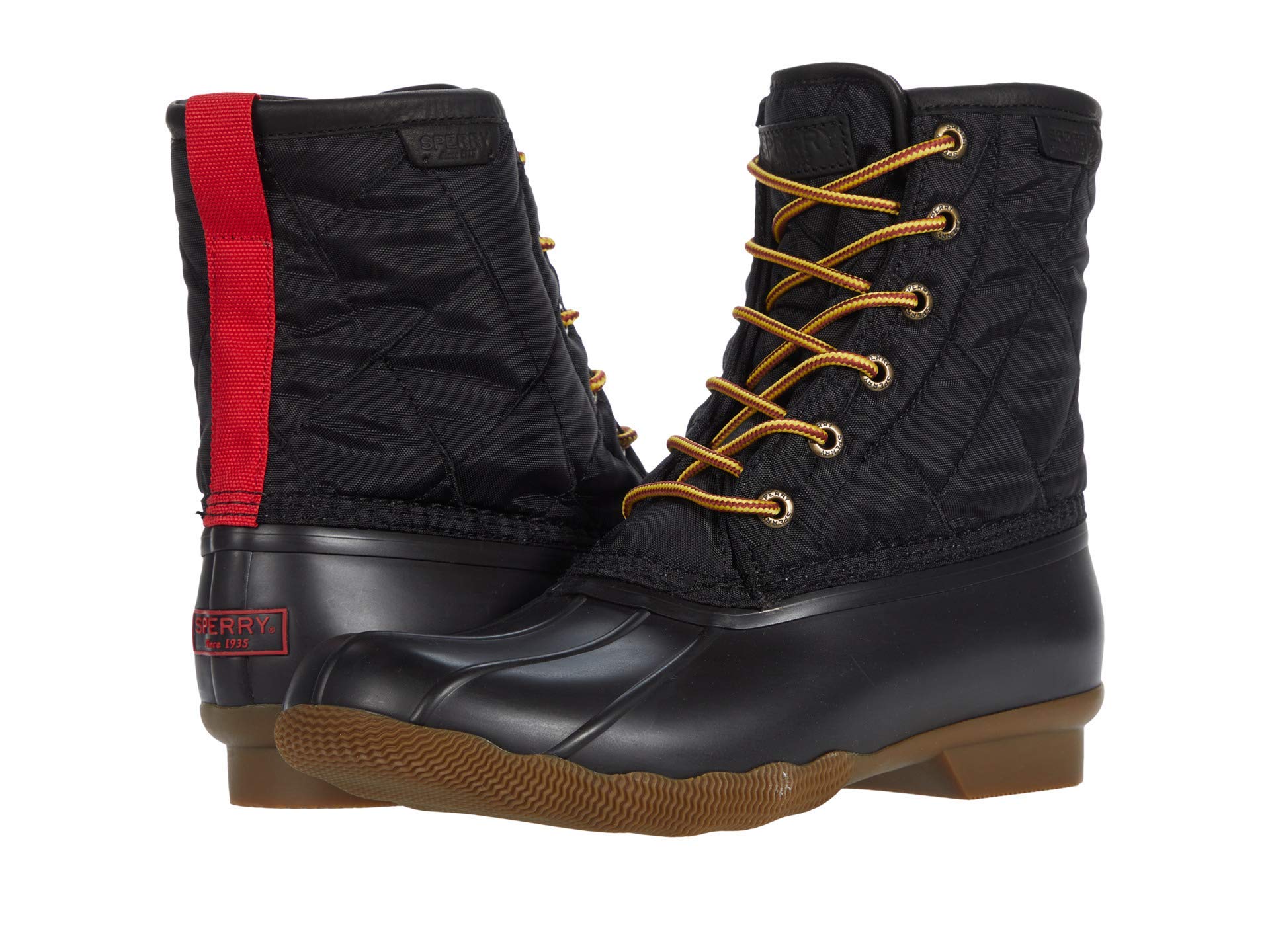 Sperry Men's Saltwater Duck Rain Boot, Black, 7