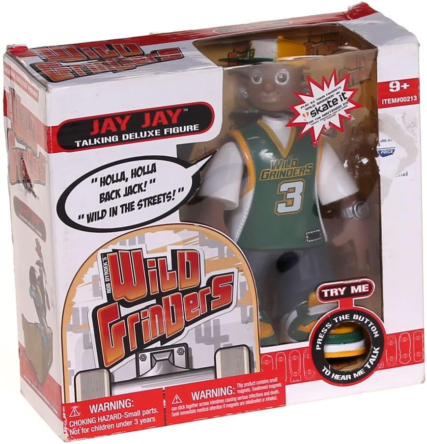 Wild Grinders Jay Jay Talking Deluxe Action Figure