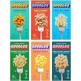 GOODLES Mac &amp; Cheese Assortment 6-Pack, 5.25-6oz - 14g Protein | 7-8g Fiber with Prebiotics, 21 Plant-Based Nutrients and Made w/REAL Cheese, Kosher, Clean Label Certified