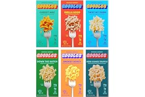 GOODLES Mac & Cheese Assortment 6-Pack, 5.25-6oz - 14g Protein, 7g Fiber with Prebiotics, 21 Plant-Based Nutrients and Made w/REAL Cheese | Kosher | Clean Label Certified