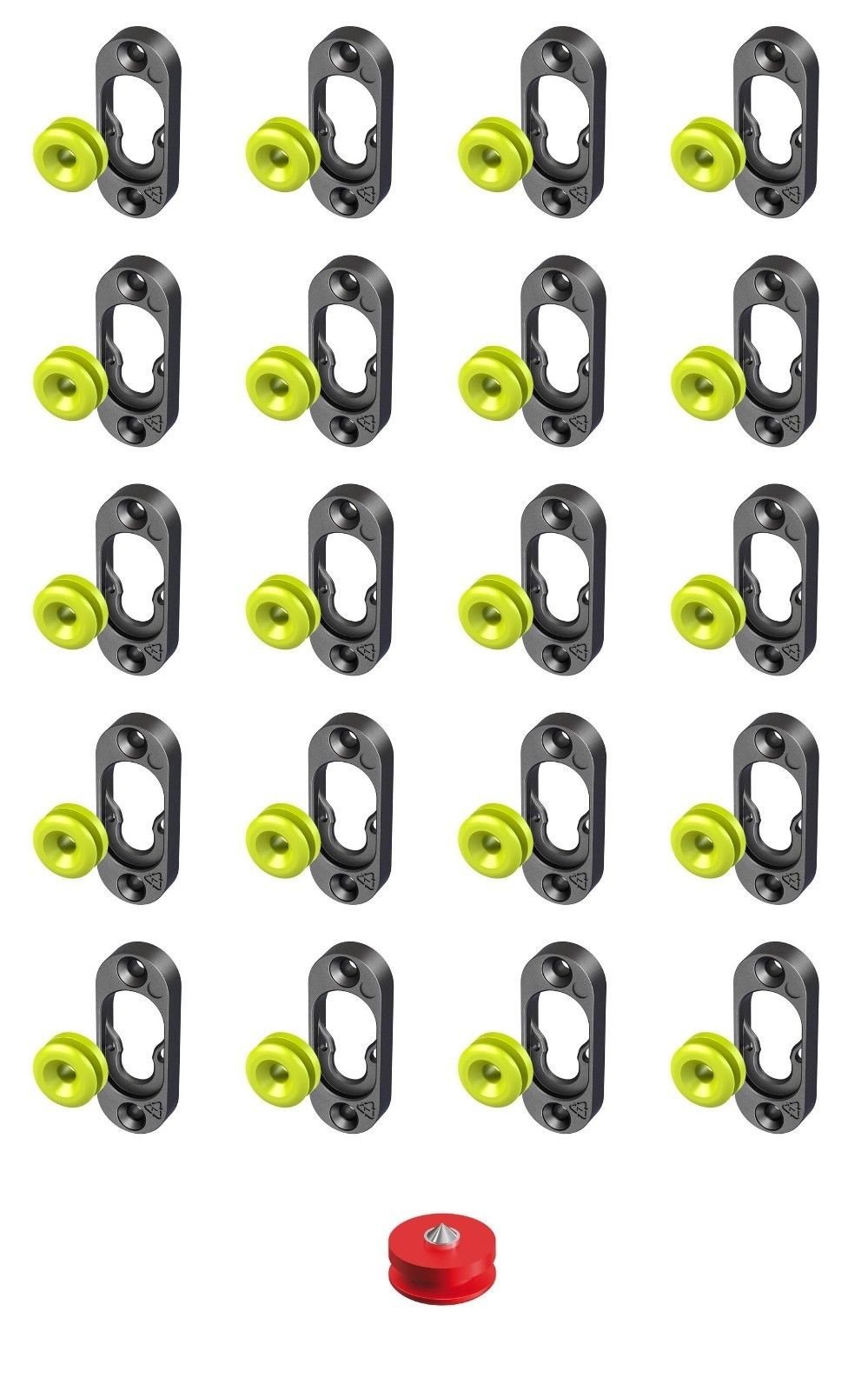 Button Fix Type 1 Flush Bracket Marker Guide Kit Connecting Panel to Panel x20