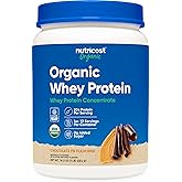 Nutricost Organic Whey Protein Concentrate, Chocolate Peanut Butter Flavored, (1LB) - Gluten-Free, Non-GMO