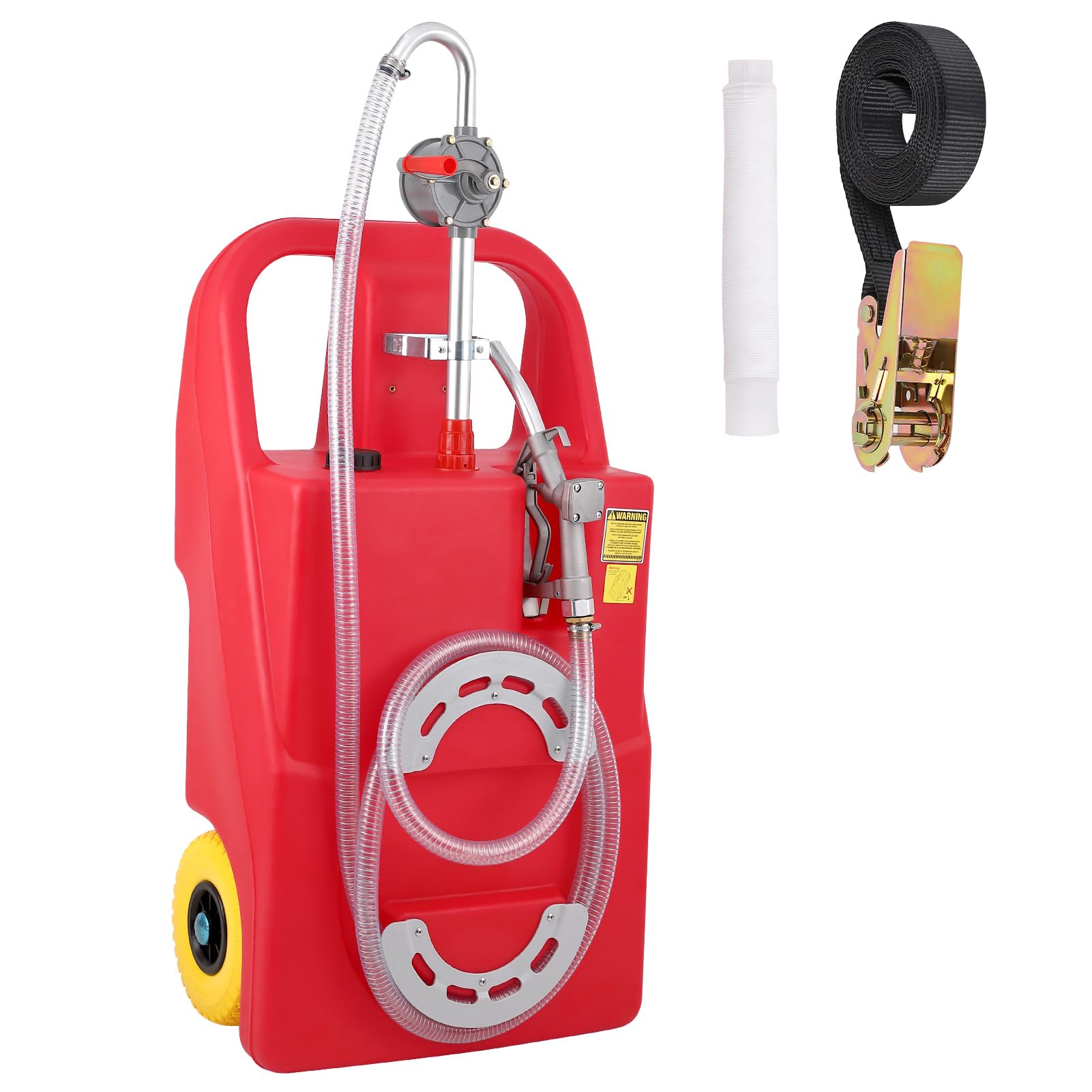 Mua Fuel Caddy, 28 Gallon Portable Fuel Tank OnWheels with Manual Fueling Nozzle & 360° Swivel