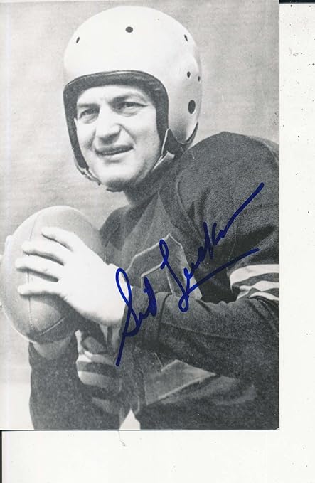 sid luckman autograph