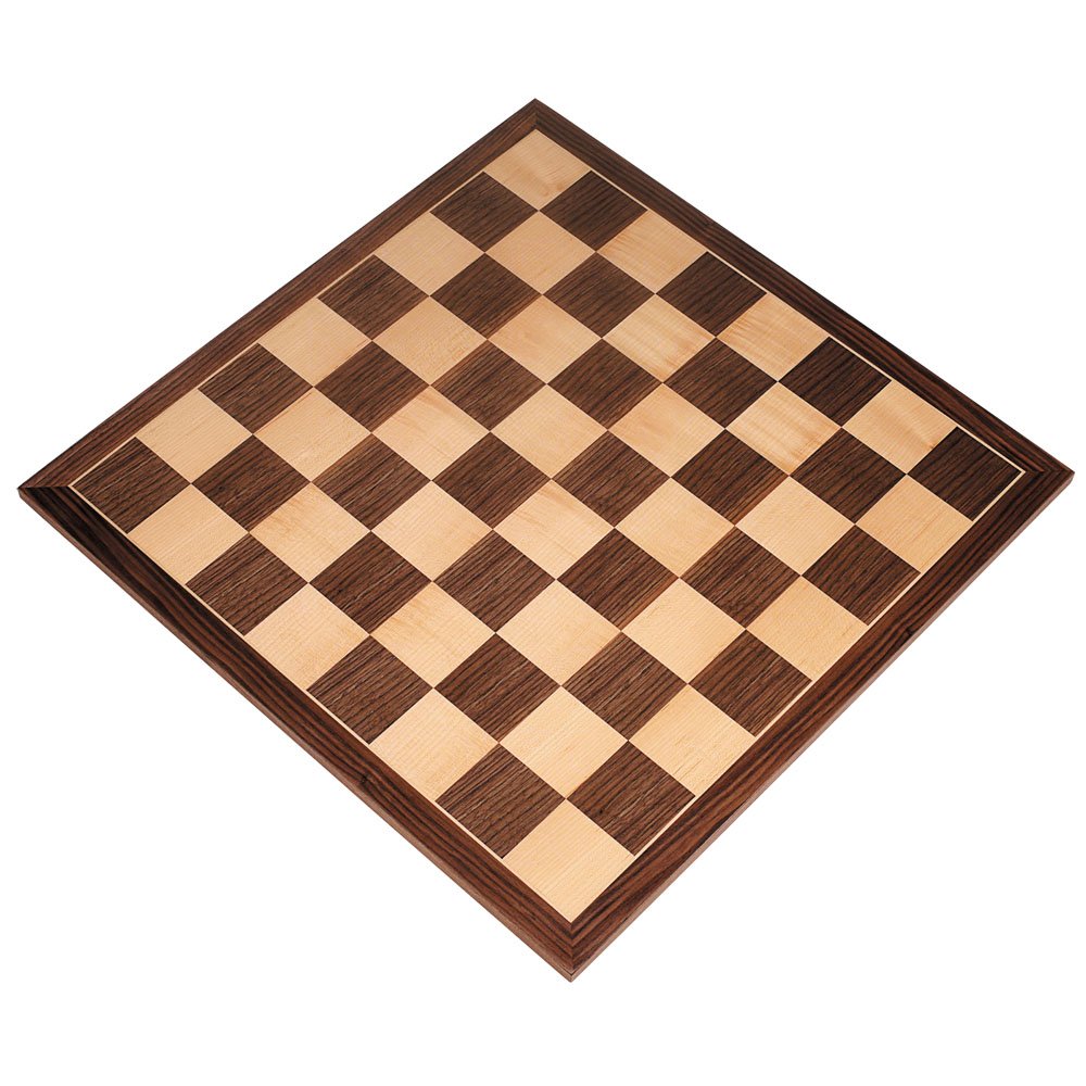 Apollo Extra Thick Tournament Chess Board with Inlaid Walnut and Maple