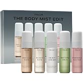 PHLUR Body Mist Discovery Set of 5 (1 Fl Oz Each) | Hair and Body Perfume Sample Set - Vanilla Skin, Beach Skin, Heavy Cream, Matcha Milk &amp; Paradise Nectar Fragrance