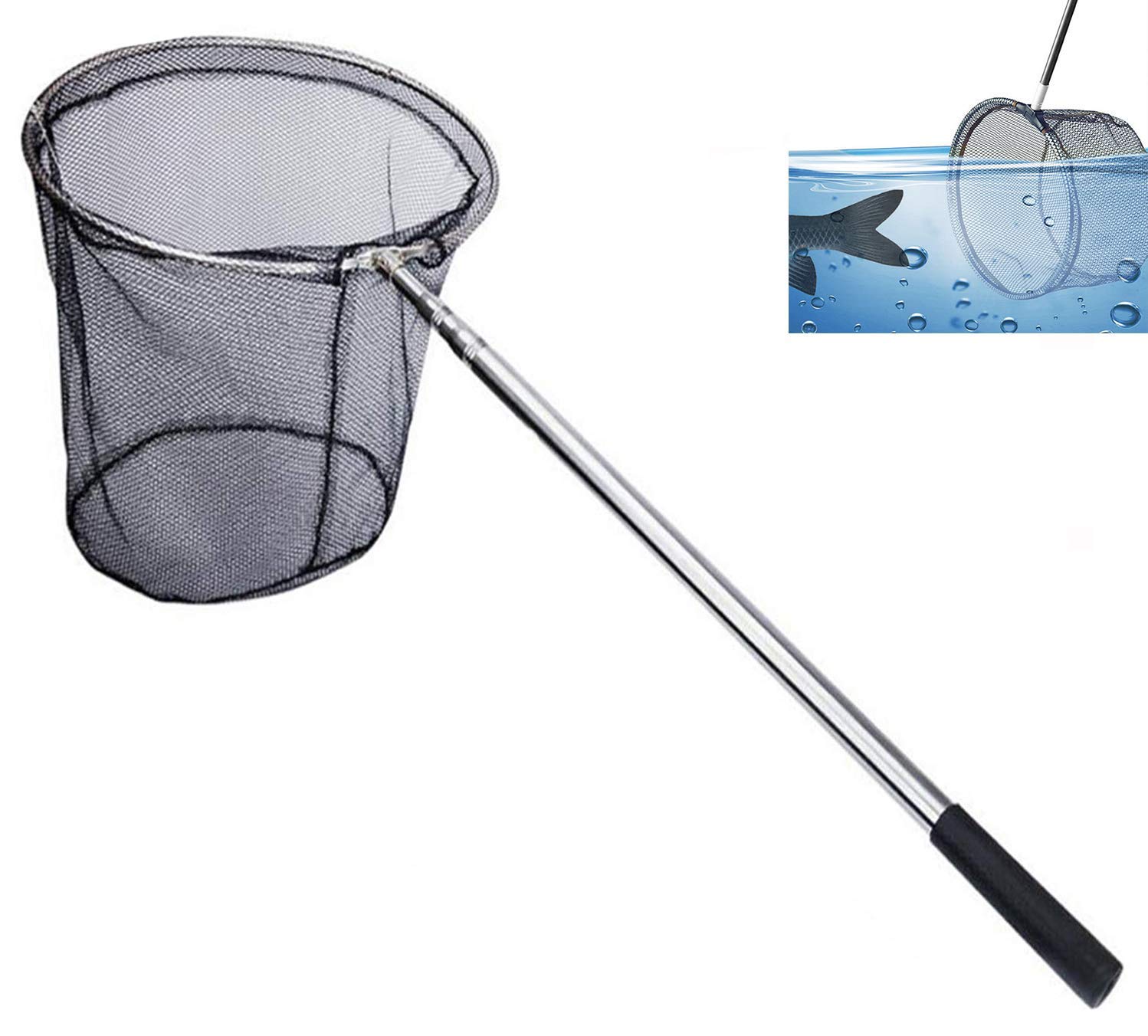 fishing landing net pole