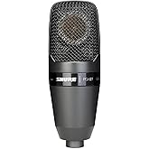 Shure PGA27 Condenser Microphone - Large-Diaphragm Side-Address Mic for Vocal/Acoustic Recording and Live Performance, with C