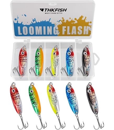 Lot De 13 Leurres Cuillères Flash Bang Pour Pêche Au Poisson - Modèle Cosmic Perch