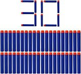 YAAVAAW Mega Darts 30pk Red Foam Bullets for Nerf N-Strike Elite Mega Series