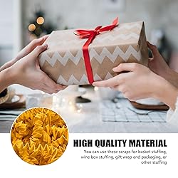 2 LB Golden Yellow Crinkle Cut Paper Shred Filler