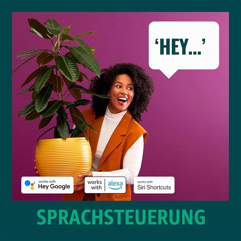 smarte Lichterkette Tunable White & Color, dimmbar, 16 Mio. Farben, smarte Steuerung per App/Stimme über WLAN