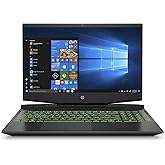 HP Pavilion Gaming 15.6-Inch Micro-EDGE Laptop, Intel Core i5-9300H Processor, NVIDIA GeForce GTX 1650 (4 GB), 8 GB SDRAM, 256 GB SSD, Windows 10 Home (15-dk0020nr, Shadow Black/Acid Green)