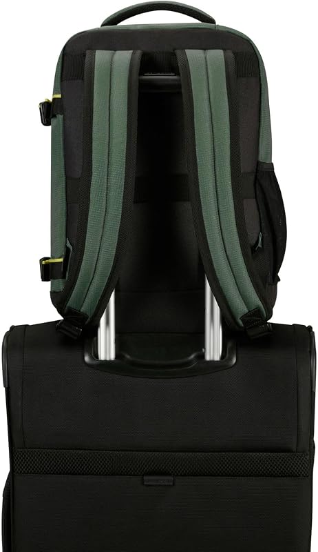 Take2Cabin - Ryanair Kabinentasche 25 x 20 x 40 cm, 24 l, 0,40 kg, Handgepäck, Flugzeug-Rucksack S Untersitz, Grün (Dark Forest) — Foto 7 von 7