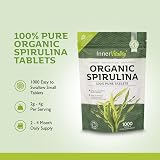 Inner Vitality Organic Spirulina 1000x Tablets 250mg Easy to Swallow view 2