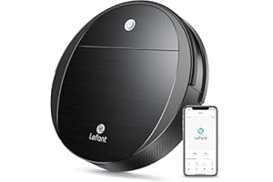 Lefant Robot Vacuum and Mop, 2200Pa Suction, Small Body Design, WiFi/App/Alexa Control, Automatic Self-Charging Vacuum Robot, Ideal for Pet Hair/Hard Floor/Low Pile Carpet, M213