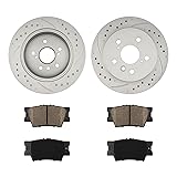 KAX Rear Brake Kit, Drilled and Slotted Brake