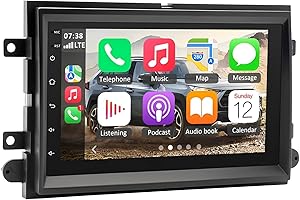 Hiolpen Double Din Car Stereo Android 13 Car Stereo for 2009-2013 for Ford E-150 E-250 2007-2010 for Ford Edge Explorer Sport Trac 2004-2008 for Ford for F-150 7inch 2+32GB Bluetooth 5 Car Stereo