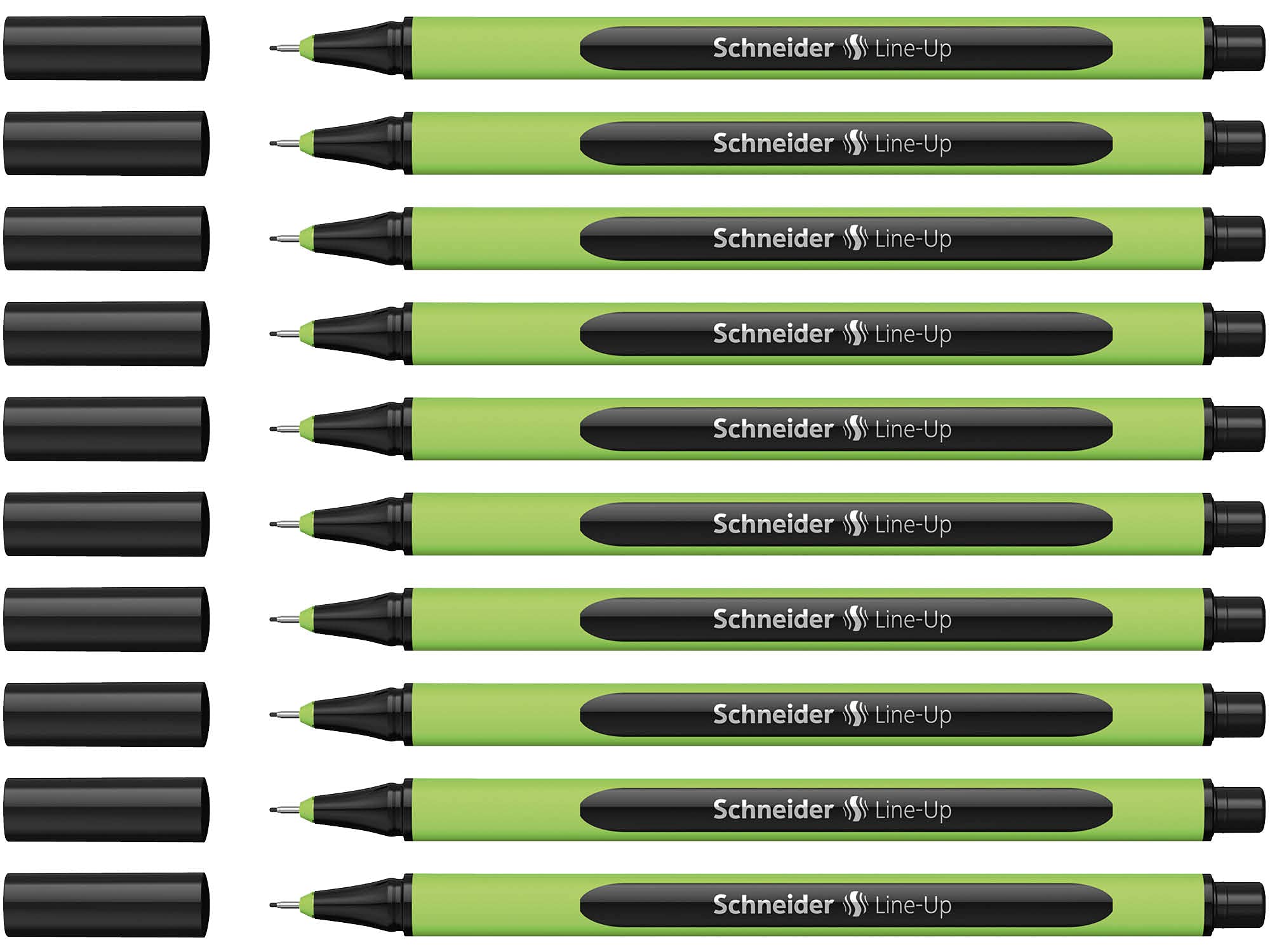 Schneider Line-Up Fineliner 0.4 mm Line Width Made of Bio-Based Plastic Awarded with The Blue Angel Pack of 10 Sapphire Black — image 1