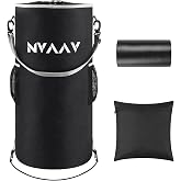 Boat Trash Can, Hanging Boat Trash Bag, Fits 10-13 Gal Bags, Odor-Resistant | Easy to Install &amp; Clean, Portable, Reusable, Garbage Can for Boat Fishing, Sandbar, Kayak, Pontoon Accessories