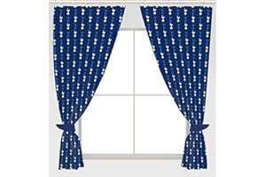 Spot On Gifts Tottenham Hotspur F. c. Pair Of Curtains - 66" x 54"