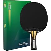 JOOLA Infinity Carbon Professional Ping Pong Paddles - Ergonomic Comfort Grip - ITTF Approved Rubbers - Professional Ping Pong Paddle for Advanced Control &amp; Speed - Table Tennis Racket