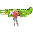 LEARNING ADVANTAGE Crocodile Activity Wall Panels - Ages 18m+ - Montessori Sensory Wall Toy - 8 Activities - Busy Board - Tod