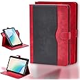 Case Compatible for SKYEGG K13 10.1-inch Tablet Case 360 Degree Rotation Multi-Viewing Angels PU Leather Stand Folio Cover Camera can be Used Red
