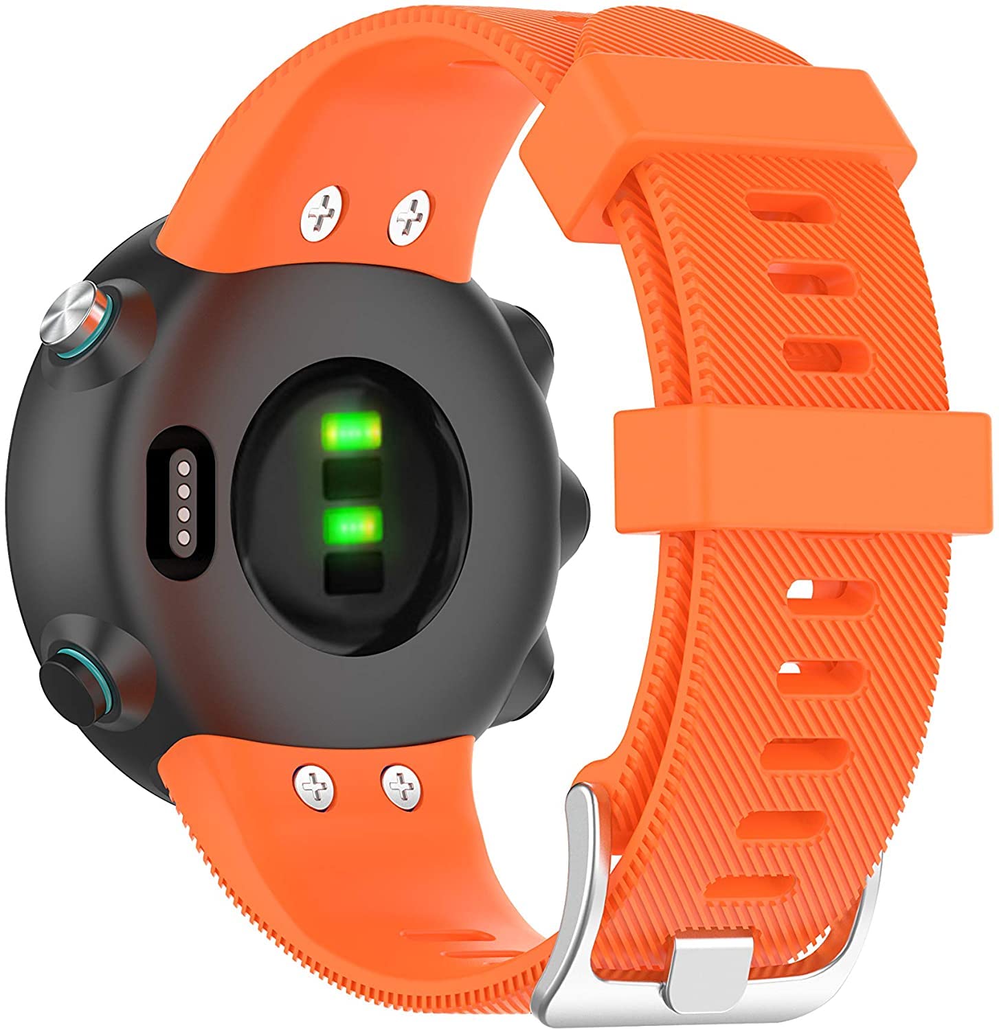 Tyogeephy Strap Compatible with Garmin Forerunner 45 / Forerunner 45S / Swim 2, Sport Silicone Wristband Replacement Bracelet for Garmin Forerunner 45 / Forerunner 45S / Swim 2