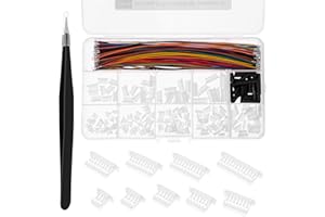 140Pcs SH 1mm Connecting Plug Kit, Connector Kit with 150Pcs 15cm Pre-Crimped Cable Wire, SH 1.0mm Connector 3/4/5/6/7/8/9/10