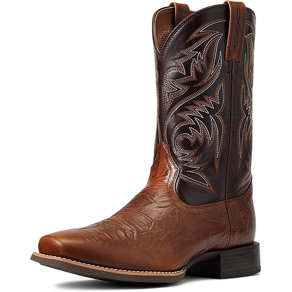 Bottes Western Abilene En Cuir Marron – Homme, Taille 10 B, Faites Aux US