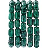 Natural Malachite Cylinder Tube Beads 10x14mm 38cm/str Loose Semi Gemstone Stone Beads for Making Bracelets Necklace