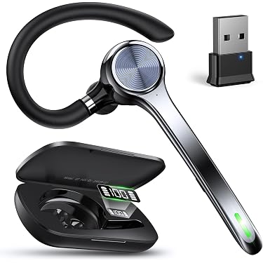 JKU Y30S Bluetooth Earbuds - Wireless Waterproof Touch Headset, 300mAh Charging Case