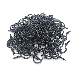 MYYZMY 120 Pcs 1 Inch Screw-in Hooks Nickel Plated