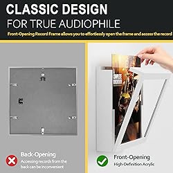Emfogo 2 Pack Vinyl Record Frame, Album Frames for