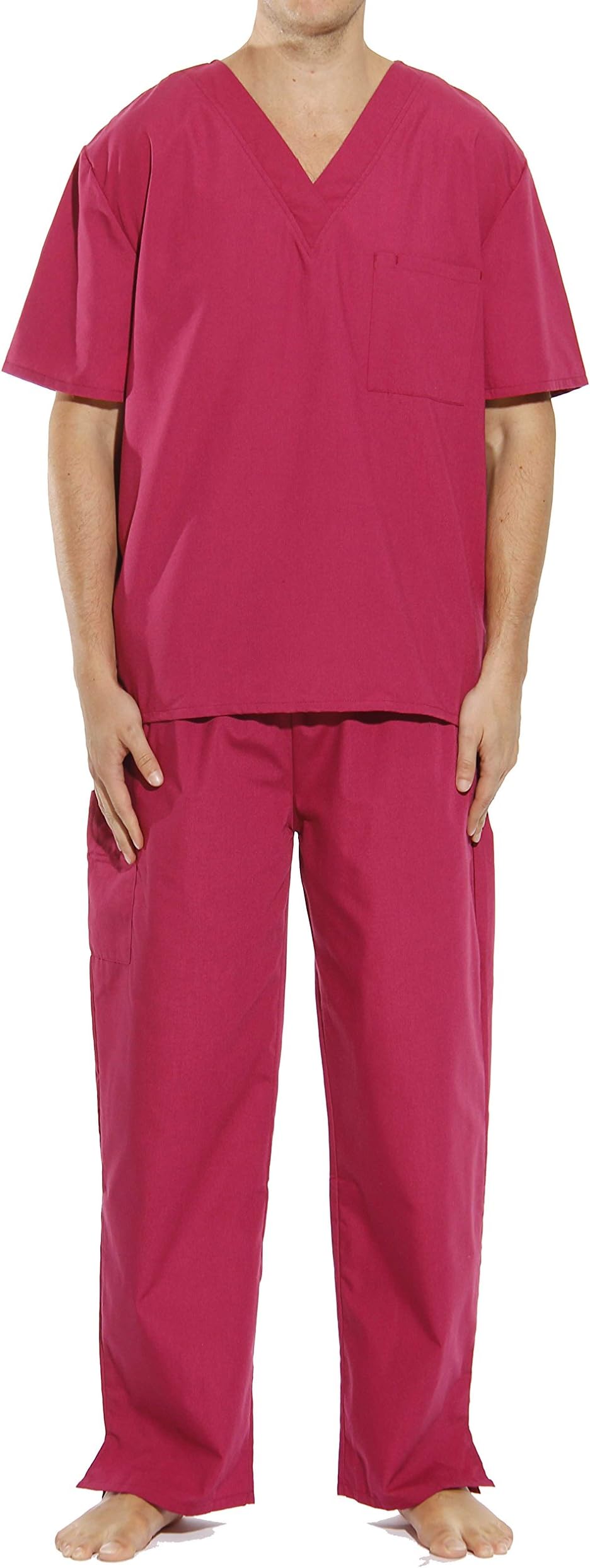 Tropi Mens Unisex Scrub Sets Medical Scrubs (V-Neck)